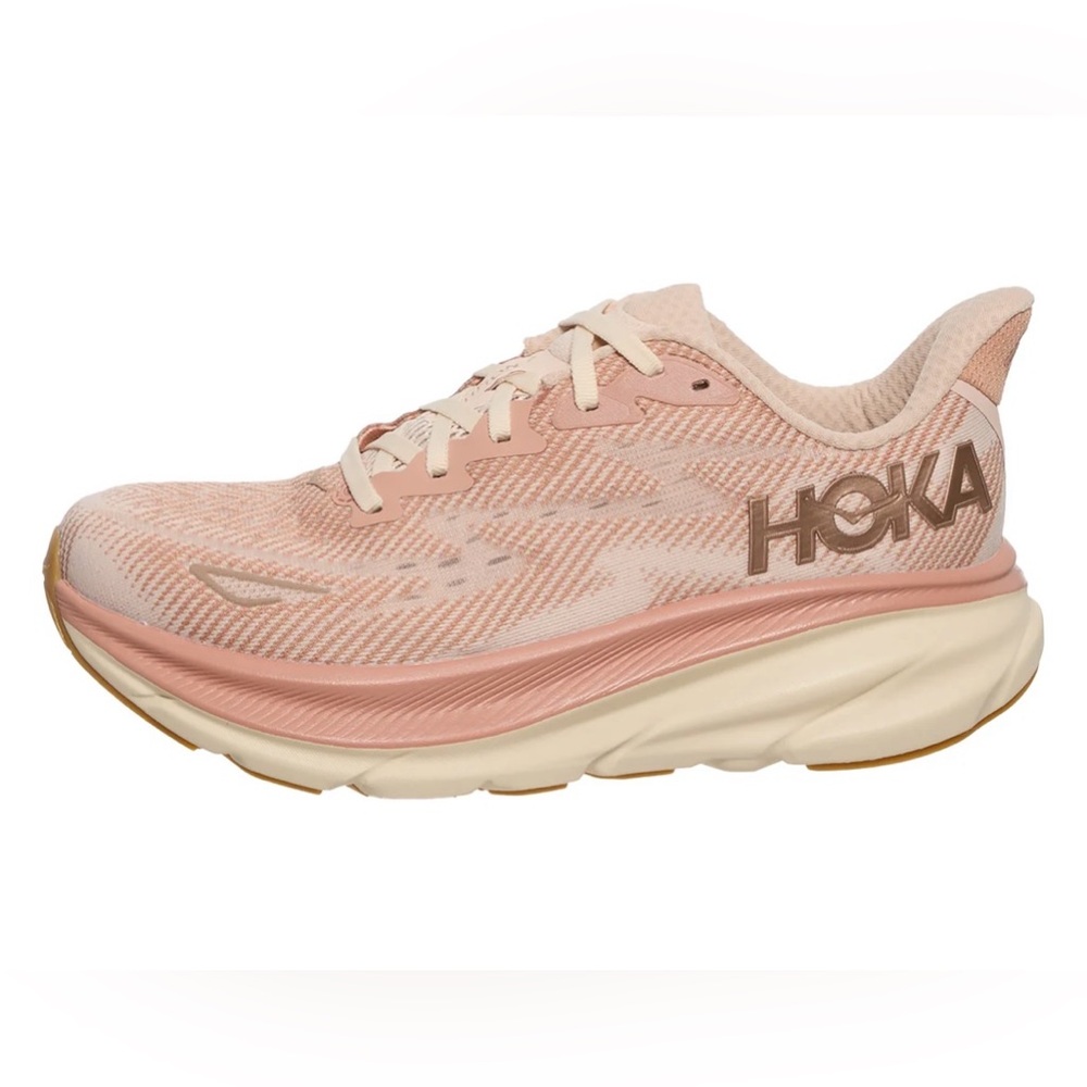 HOKA Clifton 9 Sandstone/Cream